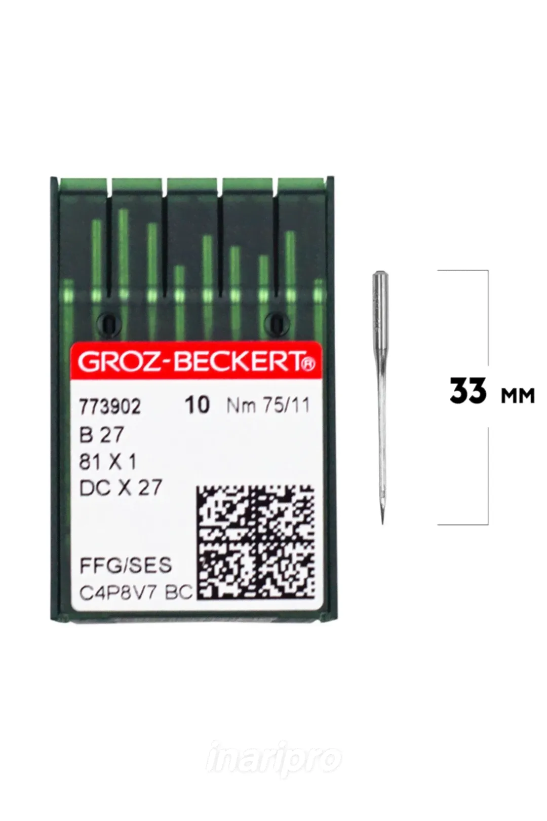 Игла GROZ-BECKERT B27 FFG/SES №75/11-0