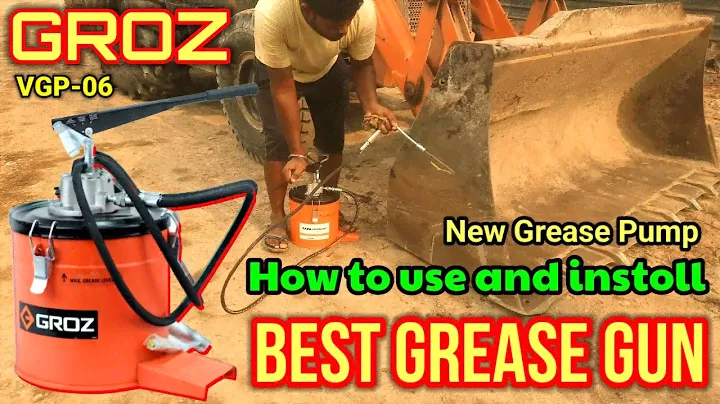 बेस्ट ग्रीस गन | How To Use New Grease Pump-6kg | GROZ GREASE GUN | VGP-06 | grease_pump #greasegun