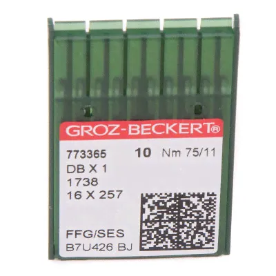 Иглы GROZ-BECKERT DBx1SES №75 (уп.10шт.)-0