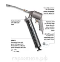 Groz 43300 Плунжерный шприц (пневмо, импульс)