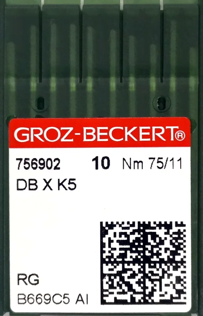 Иглы Groz-beckert DBxK5 75/11 10 шт
