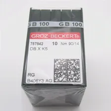 100 Groz Beckert DBXK5 вышивающие иголки швейной машины, совместимая с промышленной вышивкой Tajima Barudan SWF