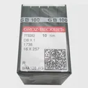 100ШТ Иглы для швейных машин Groz Beckert DBX1 1738 16X257, Совместимые с JUKI DDL, BROTHER DB2