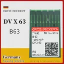10ШТ Швейные Иглы DVX63 Groz-Beckert Для Промышленной Швейной Машины Цепного Стежка 1280 KSP